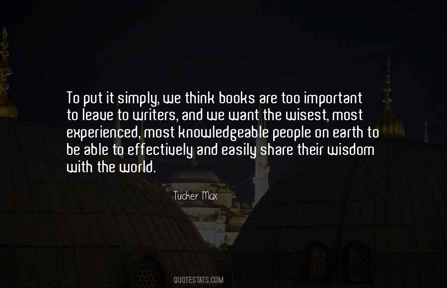 Books Are Important Quotes #1815355