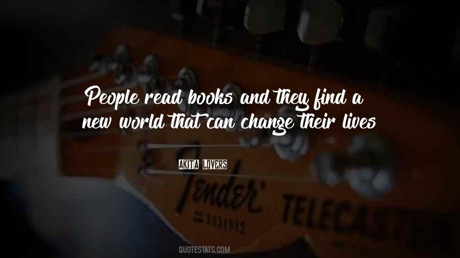 Books Change Lives Quotes #1418389