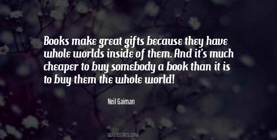 Books Make Great Gifts Quotes #42715