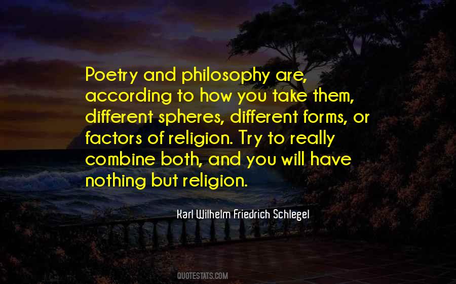 Religion Or Philosophy Quotes #1385355