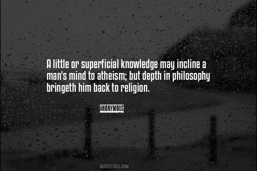 Religion Or Philosophy Quotes #405714