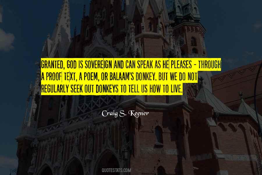 God S Sovereignty Quotes #165647