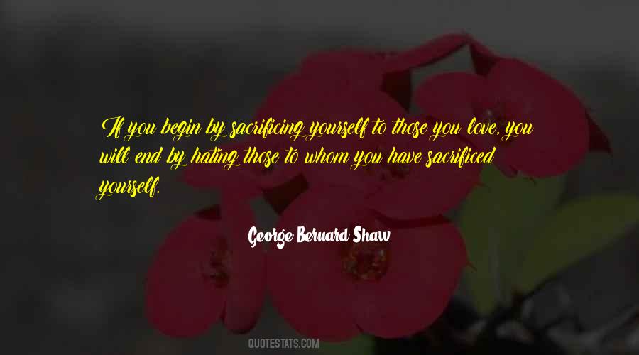 Sacrificed Love Quotes #421602