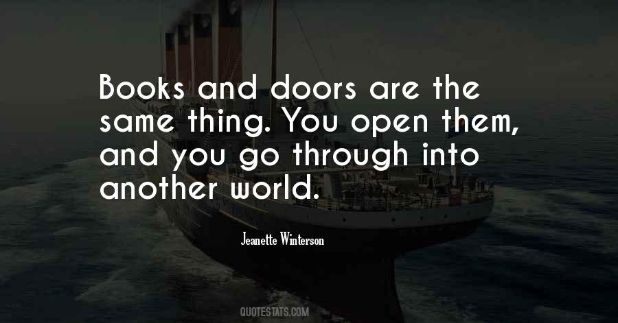 Books Open Doors Quotes #1281473