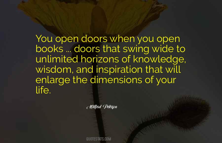 Books Open Doors Quotes #1609552