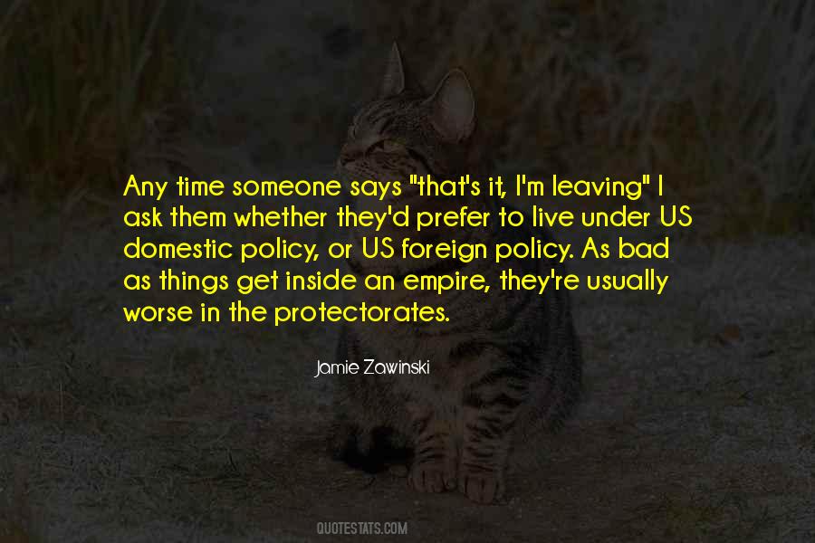 Us Policy Quotes #1067868