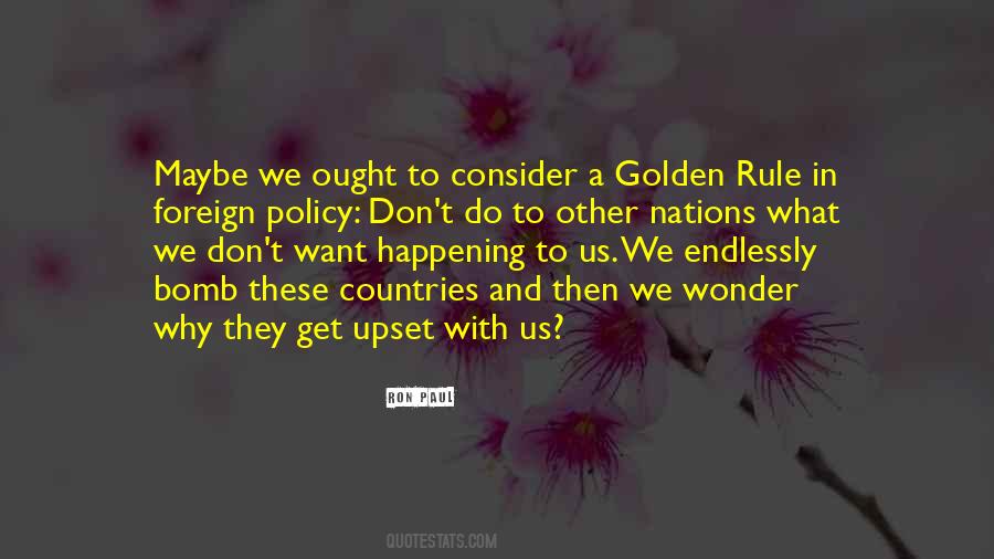 Us Policy Quotes #407060