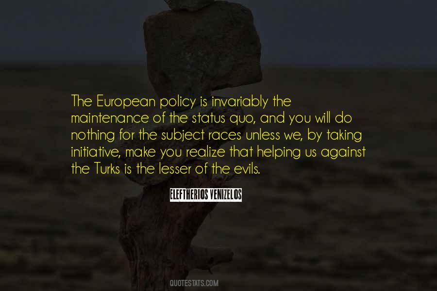 Us Policy Quotes #445980
