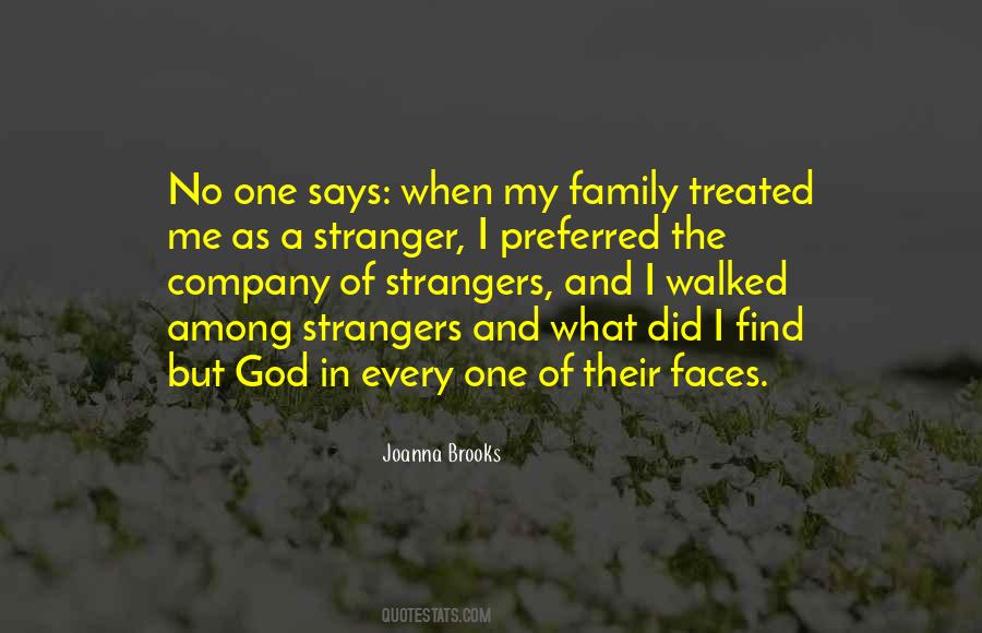 Family Strangers Quotes #1776349