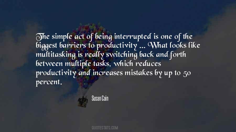 Multiple Tasks Quotes #1173197