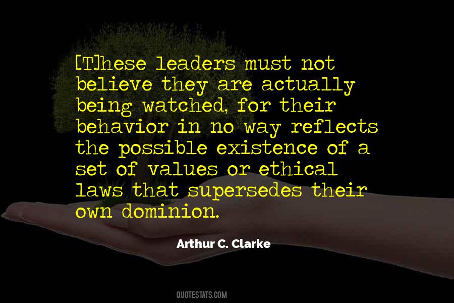Ethical Leaders Quotes #780080
