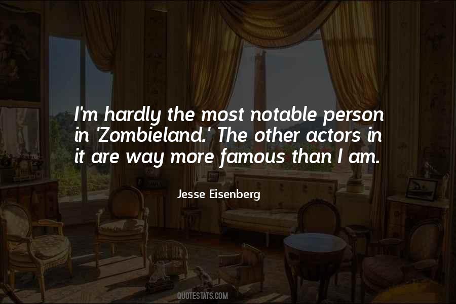Jesse Eisenberg Zombieland Quotes #1611291