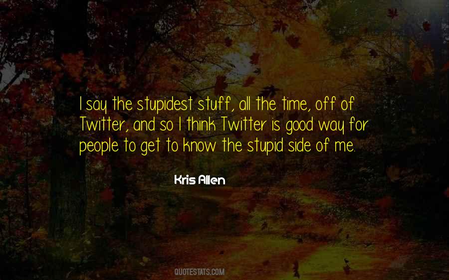 Stupidest Things Quotes #146627