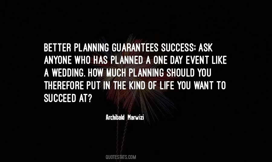 Success Planning Quotes #1173469