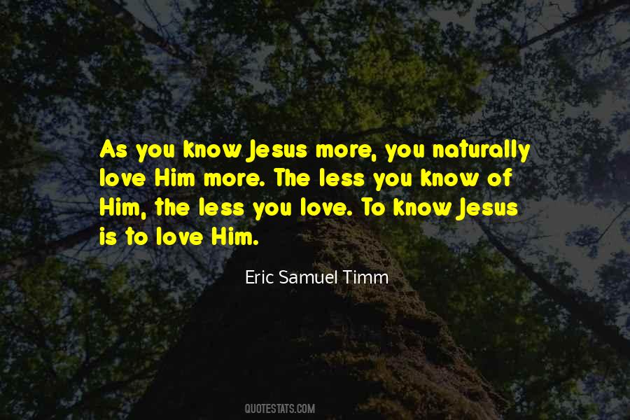 Quotes About Love Of Jesus #112385