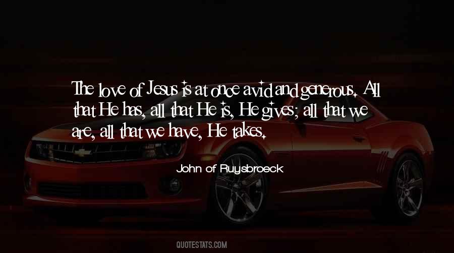 Quotes About Love Of Jesus #1766354