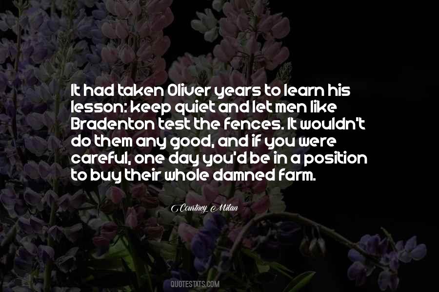 Lesson Learn Quotes #204759