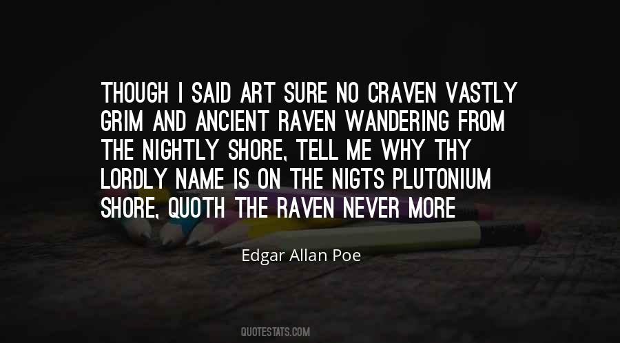 Raven By Poe Quotes #1737359