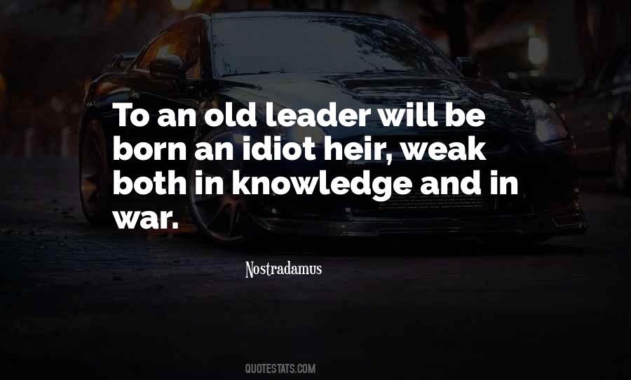 Born To Be Leader Quotes #1128049