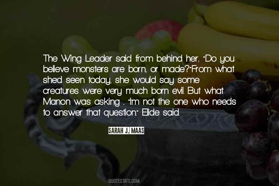 Born To Be Leader Quotes #1620815