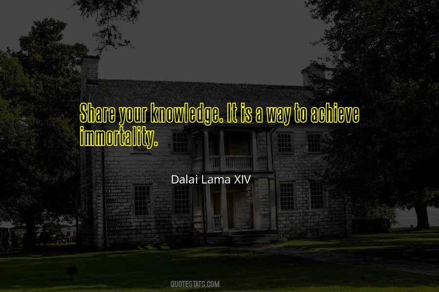 Knowledge Teaching Quotes #1112259