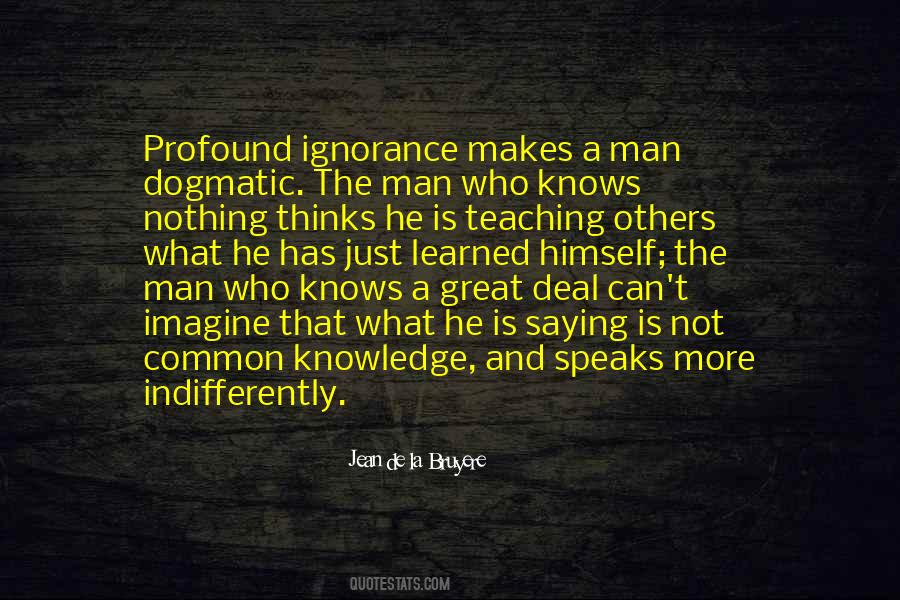 Knowledge Teaching Quotes #1252145