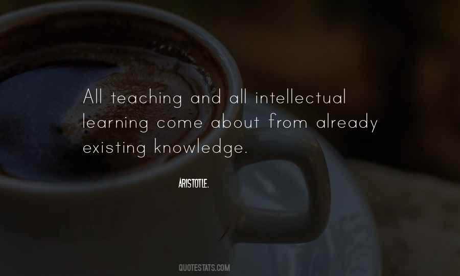 Knowledge Teaching Quotes #46058