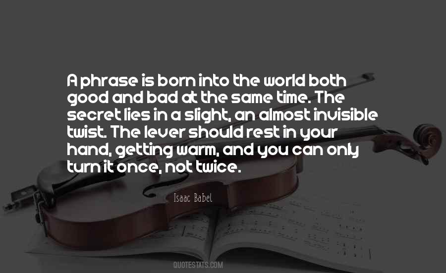 Born Twice Quotes #1767943