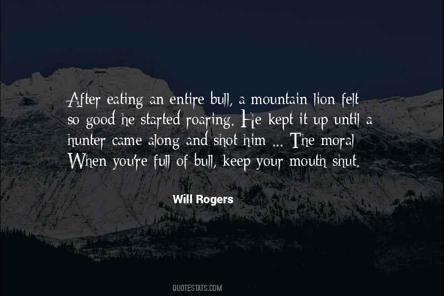 Mountain Lion Quotes #410011
