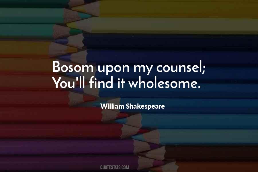 Bosom Quotes #1424902