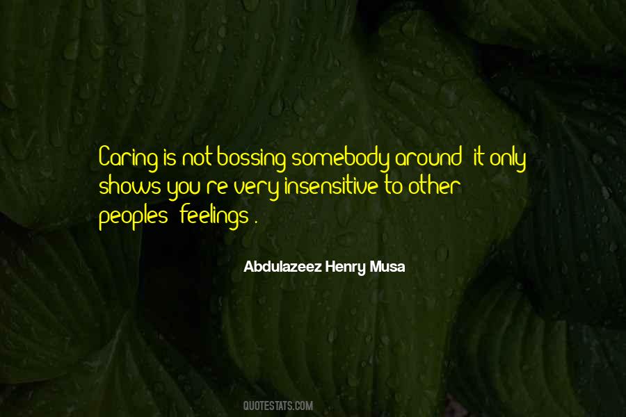 Bossing Around Quotes #1694816