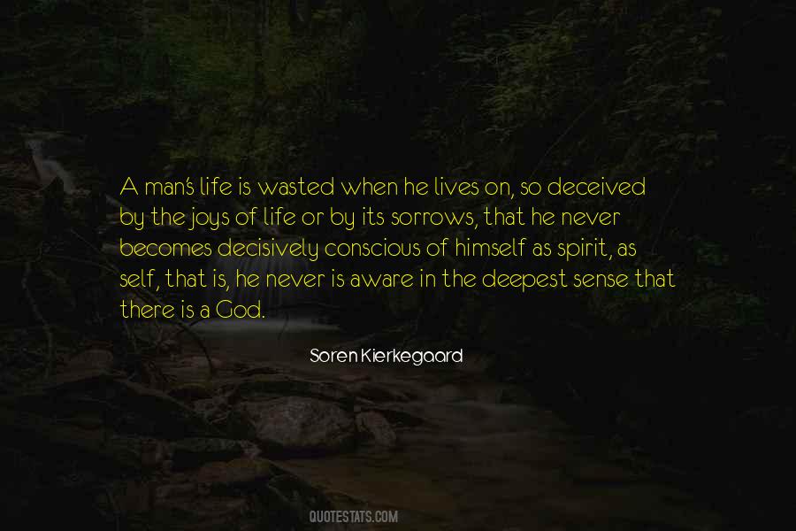 A Wasted Life Quotes #1260206