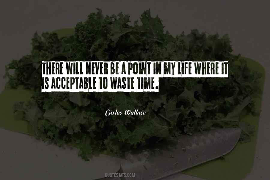 A Wasted Life Quotes #760753
