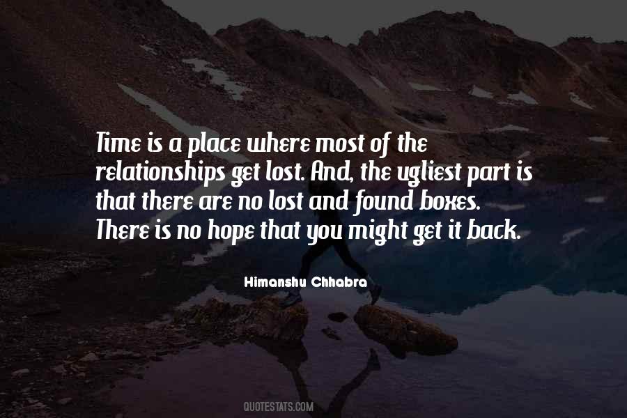 Quotes About Love Lost And Found #1691882