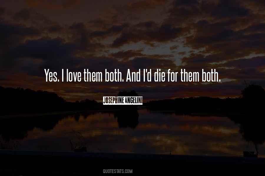 Both Love Quotes #12271
