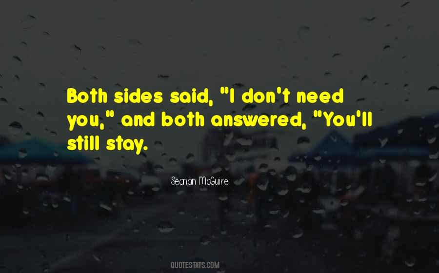 Both Sides Quotes #1168815