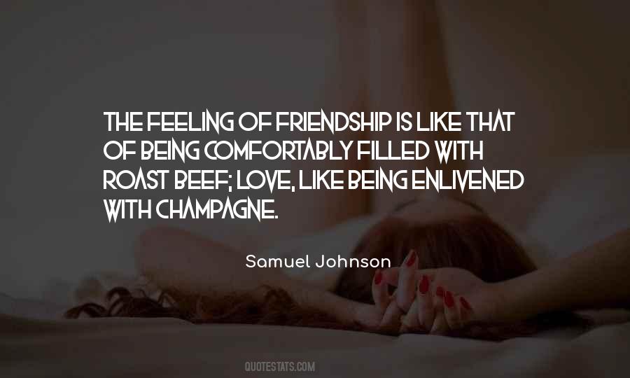 Quotes About Love Like Friendship #122130
