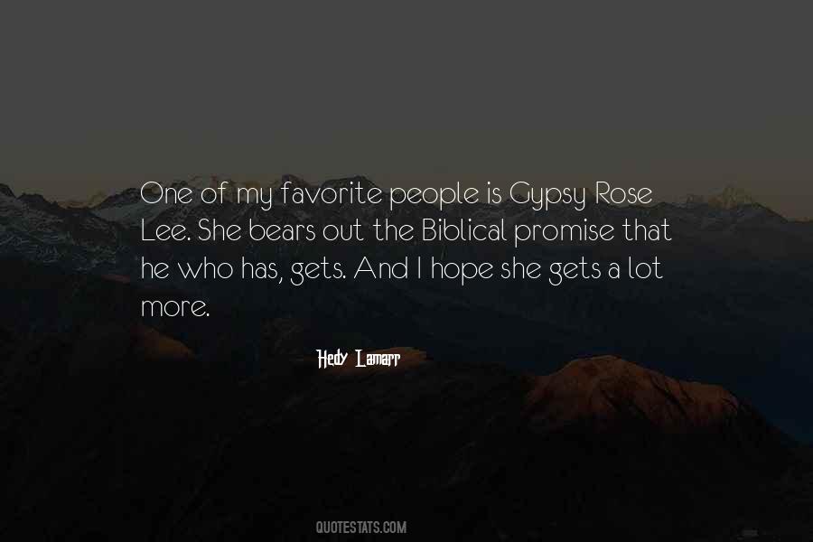 Gypsy Rose Quotes #1291713