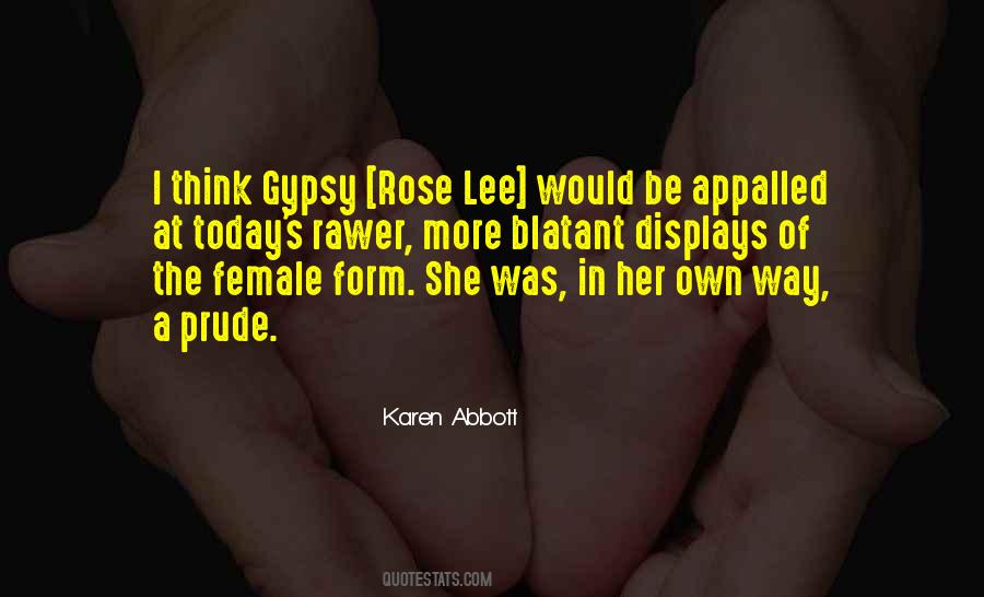Gypsy Rose Quotes #90066
