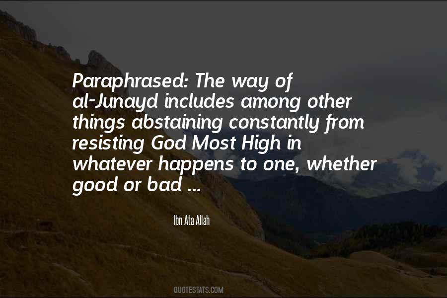 Junayd Al Quotes #723435