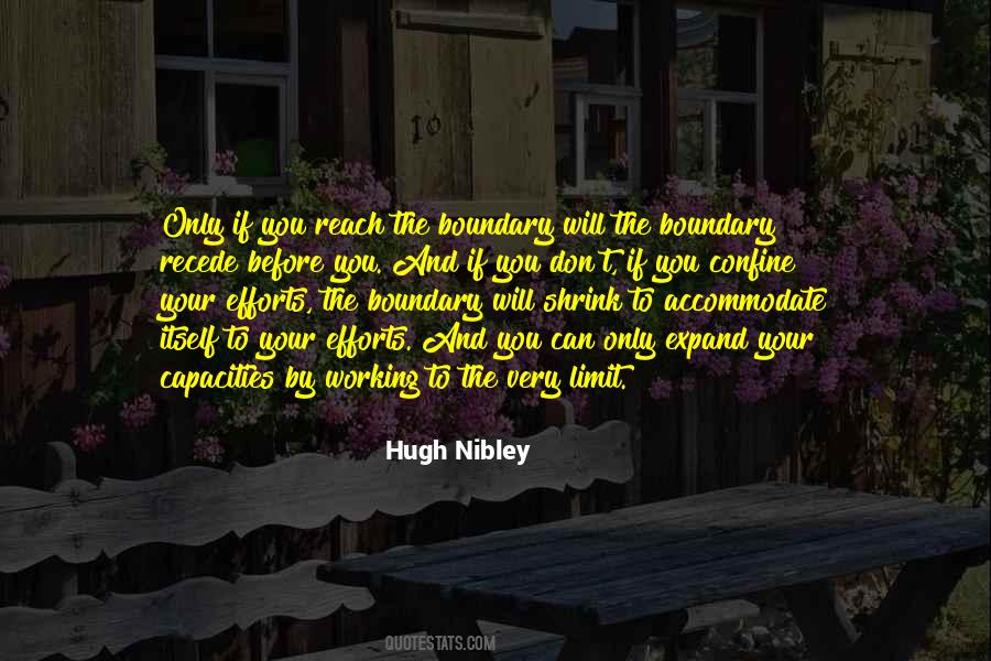Boundaries And Limits Quotes #1151581