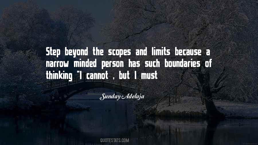 Boundaries And Limits Quotes #1743444
