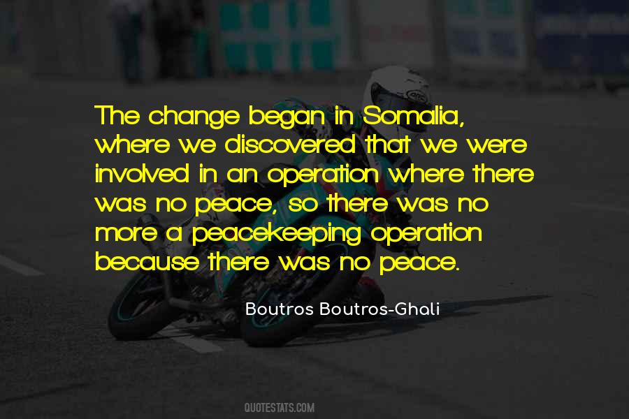 Boutros Ghali Quotes #1708462
