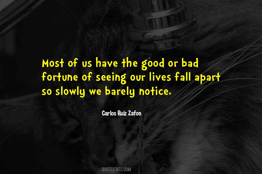 Fall Apart Sometimes Quotes #139240