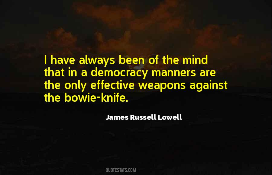 Bowie Knife Quotes #1367990