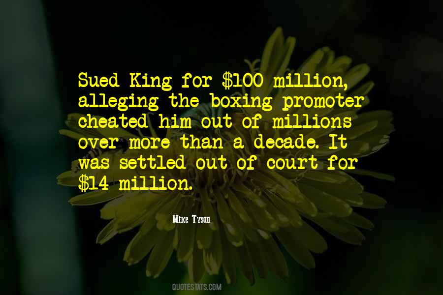 Boxing Promoter Quotes #1450172