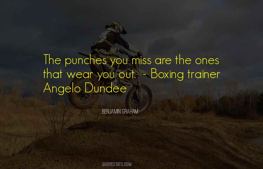 Boxing Trainer Quotes #1054653