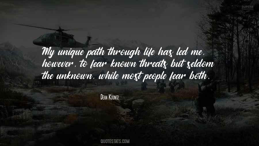 My Unique Path Quotes #275520