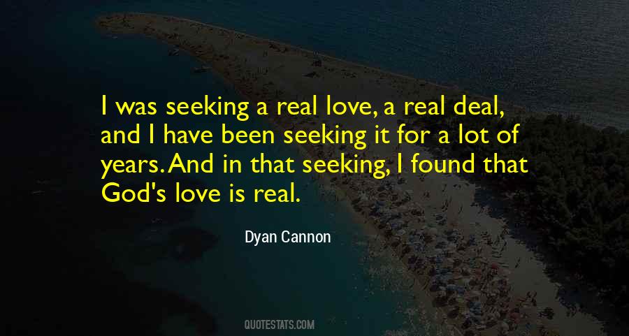 Quotes About Love Is Real #168456