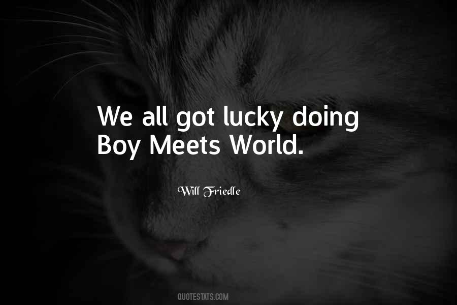 Boy Meets Boy Quotes #342275